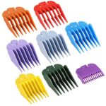 Hair Clipper Guards Combs,8PCS Professional Hair Clipper Guide Combs,Replacement for Most Clippers Trimmers and Spares Haircut Accesorries Length