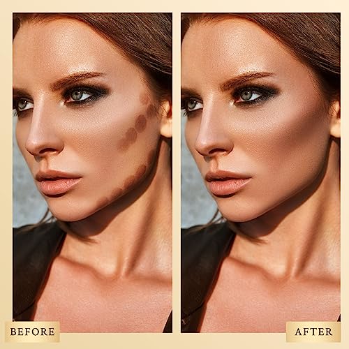 KIMUSE Soft Liquid Contour Stick, Glow Liquid Cream Bronzer, Weightless, Long-Wearing, Smudge Proof, Natural-Looking, Blendable, Bronzer Makeup (