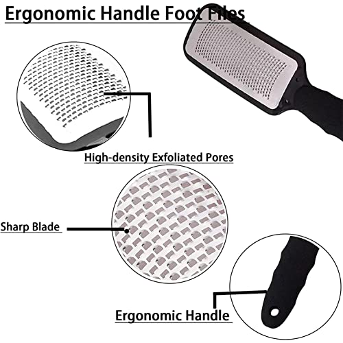 Foot Rasp Hard Skin Remover, Dead Skin Remover for Feet, Pedicure Foot File Make Foot Beauty Extra Smooth, Foot Scrub Foot Exfoliator for Corn Re