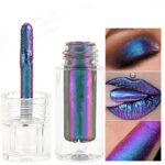 Liquid Chameleon Eyeshadow, Metallic Changing Sparkly Eye Shadows Multichrome High Pigment Multi-Reflective Liquid Eyeshadow, Long-lasting Hologr