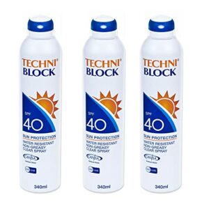 3 FOR 2 OFFER Techniblock SPF 40 340ml