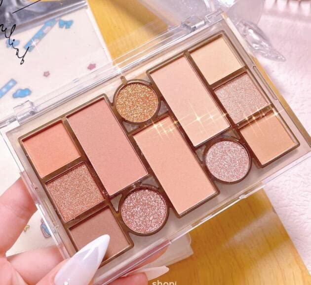 Around Brown Eyeshadow, Bronzer and Face Contour Multi Purpose Makeup Palette –- Hazelnut Latte