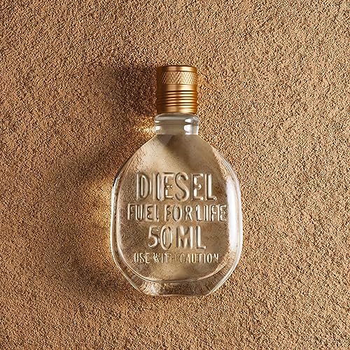 Diesel Fuel for Life For Him, Eau de Toilette Aftershave, Perfume For Men, Perfume For Men, Deep Masculine Scent, 50ml
