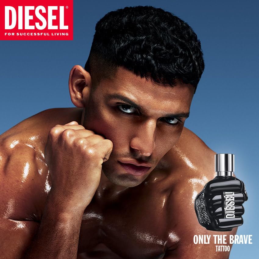 Diesel Only The Brave Tattoo, Eau de Toilette Spray, Perfume For Men, Woody Fragrance