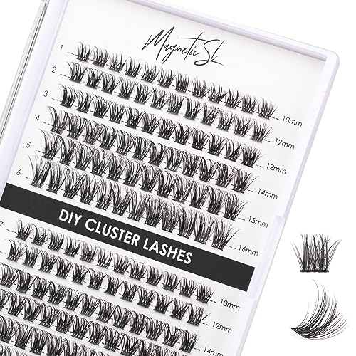 False Eyelashes, 10 Pairs False Eyelashes with Eyelash Glue Multipack Natural looking False Eyelashes Soft Reusable Fluffy Full Lashes Black Stri