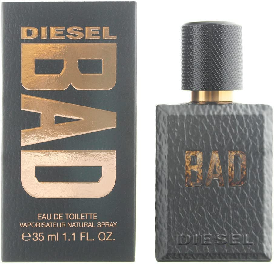 D|esel Bad Mens Gents EDT Eau De Toilette Aftershave Cologne Fragrance 35ml