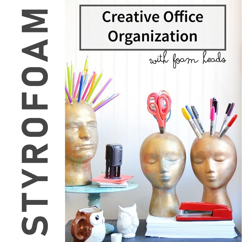 ican Man Polystyrene Foam Head, Male Sunglass, cap display Stand