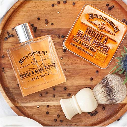 Scottish Fine Soaps Thistle & Black Pepper Eau de Toilette 100 ml, sweet