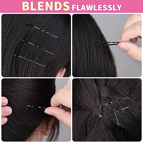 BLISSMAX Bobby Pins 100 Pcs, 5cm Black Long Hair Grips with Storage Box Thicker & Strong Pins for All Hair Types – Hair Pins for Hair Styling Mak