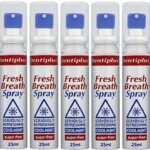 x5 Dentiplus Fresh Breath Spray Seriously Refreshing Coolmint Sugar Free 25ml