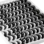 ALICE 48 Pairs Eyelashes Thick Faux Mink Lashes Dramatic Fluffy Fake Eyelashes Bulk 6 Styles Mixed Long 5D Volume Curl Wholesale False Eye Lashes