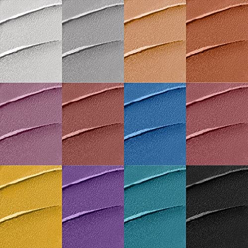 Pearlescent Silkworm Eyeshadow Pencil Crayon Lasting Waterproof and Not Blooming Shiny Pearlescent Gel Pen 12 Color Eye Shadow Pen (Set)