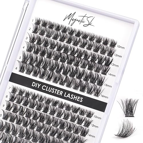 False Eyelashes, 10 Pairs False Eyelashes with Eyelash Glue Multipack Natural looking False Eyelashes Soft Reusable Fluffy Full Lashes Black Stri