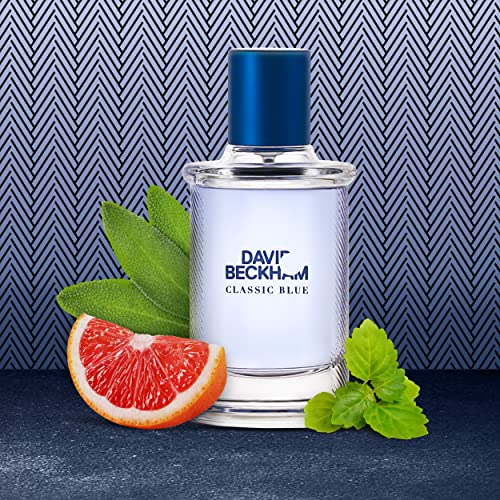 DAVID BECKHAM Classic Blue Eau De Toilette Perfume for Men, 60 ml