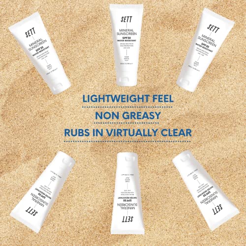 SETT SPF30 Reef Safe 100% Mineral Sunscreen 200ml.
