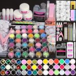 Phoenixy Acrylic Nail Kit, Full Set for Beginners Professional 42 in 1 Acrylic Powder with Nail Art DIY Manicure Tool Acrylic Starter Gifts Kit S