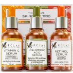𝗪𝗜𝗡𝗡𝗘𝗥 𝟮𝟬𝟮𝟯* Facial Serums Skin Care Set: Vitamin C Serum for Face, Hyaluronic Acid, Retinol Serum for Face, Anti Aging Serum, Brightening & Hydr