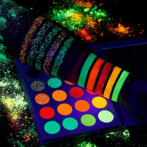 GlitzyGurl Neon Glitter Eye Shadow Palette