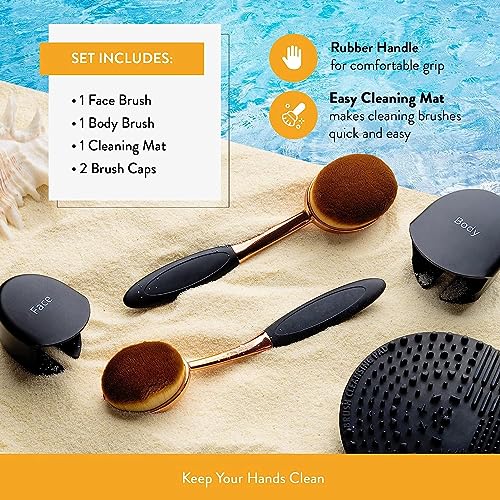 Sunscreen Applicator Brush, 2pcs Professional Sunscreen Brush for Dating
