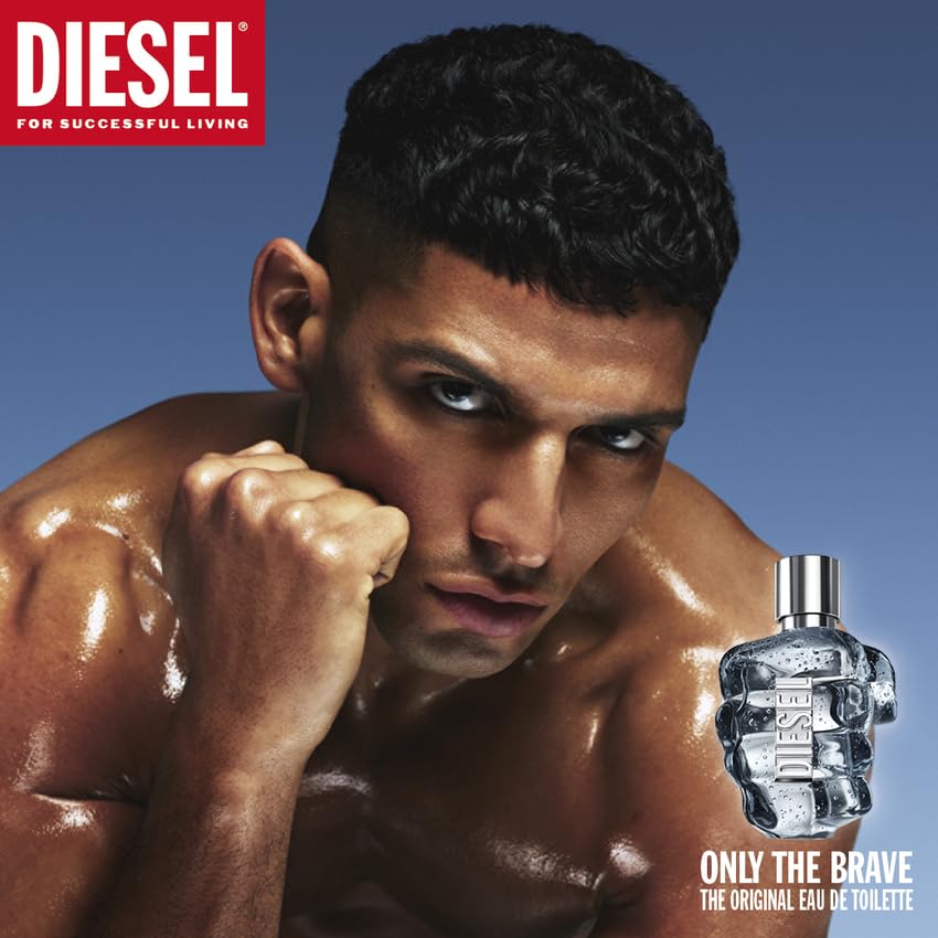 Diesel Only The Brave, Eau de Toilette Aftershave, Perfume For Men, Fresh Fragrance