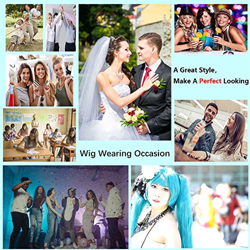 Braiding Hair Extensions Braiding Hair Fashion Synthetic Braid Hair Extensions for Women Braiding Coloured Hair for Braiding DIY Wigs Cosplay (Bl