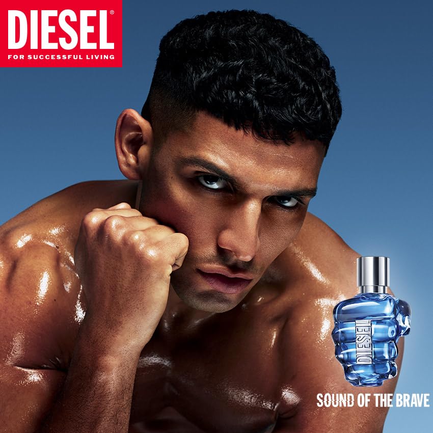 Diesel Sound Of The Brave, Eau de Toilette Aftershave, Perfume For Men, Fresh and Spicy Fragrance