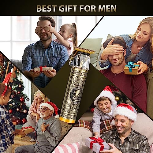 Beard Trimmer Men,Mini Hair Clippers for Men 3 in 1 Cordless Rechargeable Mini Nose Hair Trimmer Shaver Set for Barbers and Home,USB Zero Gapped