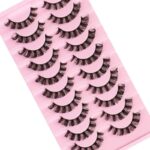 Shoprox False Eyelashes, Russian Strip Lashes, Fluffy Eyelashes Perfect for Parties, Weddings, Birthday Gifts, Eye Lashes for Every Type of Eyes,