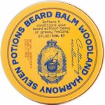 Seven Potions Beard Balm for Men — Conditioning Beard Softener to Nourish Skin, Facial Hair, and Stop Beard Itch — All-Natural, Vegan, Cruelty Fr
