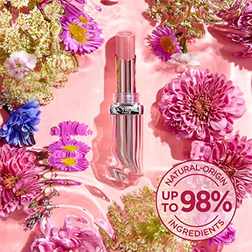 L'Oreal Paris Lipstick, Balm-In-Lipstick, Lip & Cheek Tint, Hydrating & Smooth, Natural-Looking Shiny Finish, Glow Paradise, 112 Pastel Exaltatio