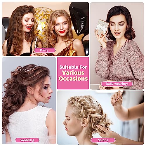 BLISSMAX Bobby Pins 100 Pcs, 5cm Black Long Hair Grips with Storage Box Thicker & Strong Pins for All Hair Types – Hair Pins for Hair Styling Mak