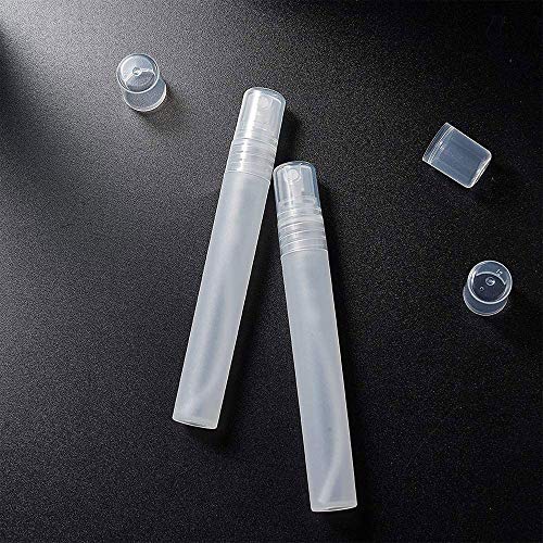 Plastic Empty Perfume Bottles Mini Spray Bottle Plastic Fine Mist Spray Bottle Travel, Refillable, Sprayer Transparent 10 ml (10Pcs/Pack,10ml)