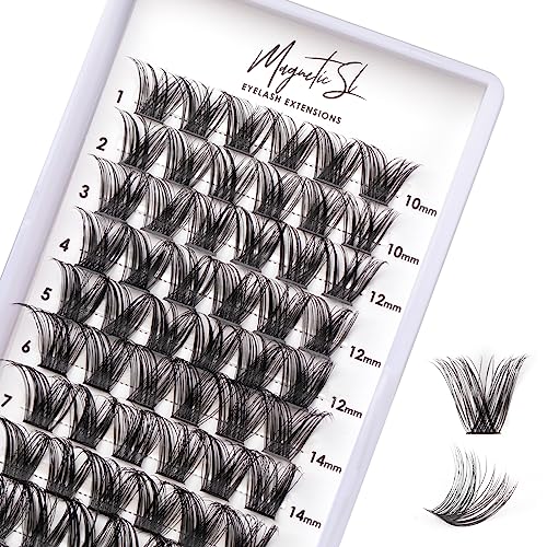 False Eyelashes, 10 Pairs False Eyelashes with Eyelash Glue Multipack Natural looking False Eyelashes Soft Reusable Fluffy Full Lashes Black Stri