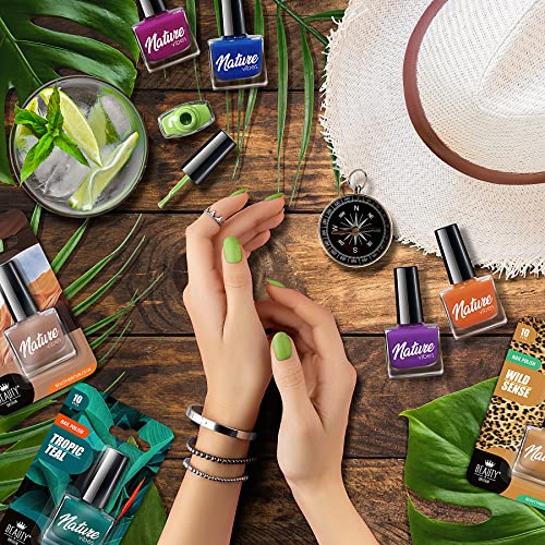Beauty4Britain Nature Vibes Nail Polish Set 10 ml Individually Packed (12pcs/set)