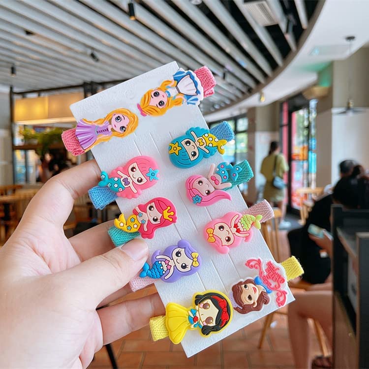 Girls Hair Clips, Hair Clips Kids Barrettes Girls' Hair Accessories for Little Girls Baby Kids, Cute Unicorn Rainbow Horses Toddler Small Hair Ba