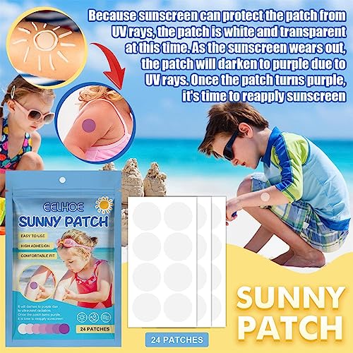 Solar Buddies Sunscreen Applicator, UV Sunscreen Dots Stickers Reapply Reminder, Sunscreen Stickers Reapply Reminder for Kids and Adult (2 packs