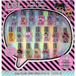 L.O.L Surprise! Townley Girl Non-Toxic Peel-Off Nail Polish Set with Shimmer & Opaque Color including 1 Character Bottle for Girl Ages 5+,for Par