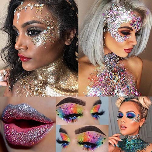 Glitter Make Up 8 Set (UK COMPANY) Festival Glitter Body Glitter Halloween Glitter Festival Glitter