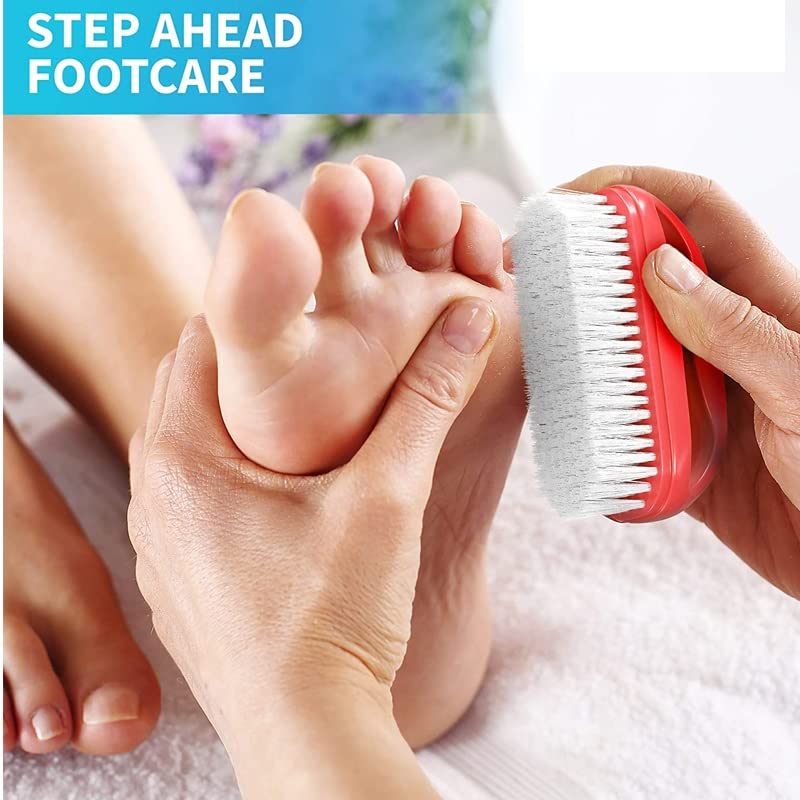 Nail Clean Brush (3 Pcs) Double Sided Finger Brush Cleaning Scrubbing Brushes Durable Strong Bristles Ergonomic Handle Ideal For Cleaning Fingern